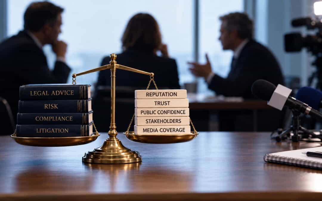 Crisis Communication: Legal Advice Vs Reputation Management
